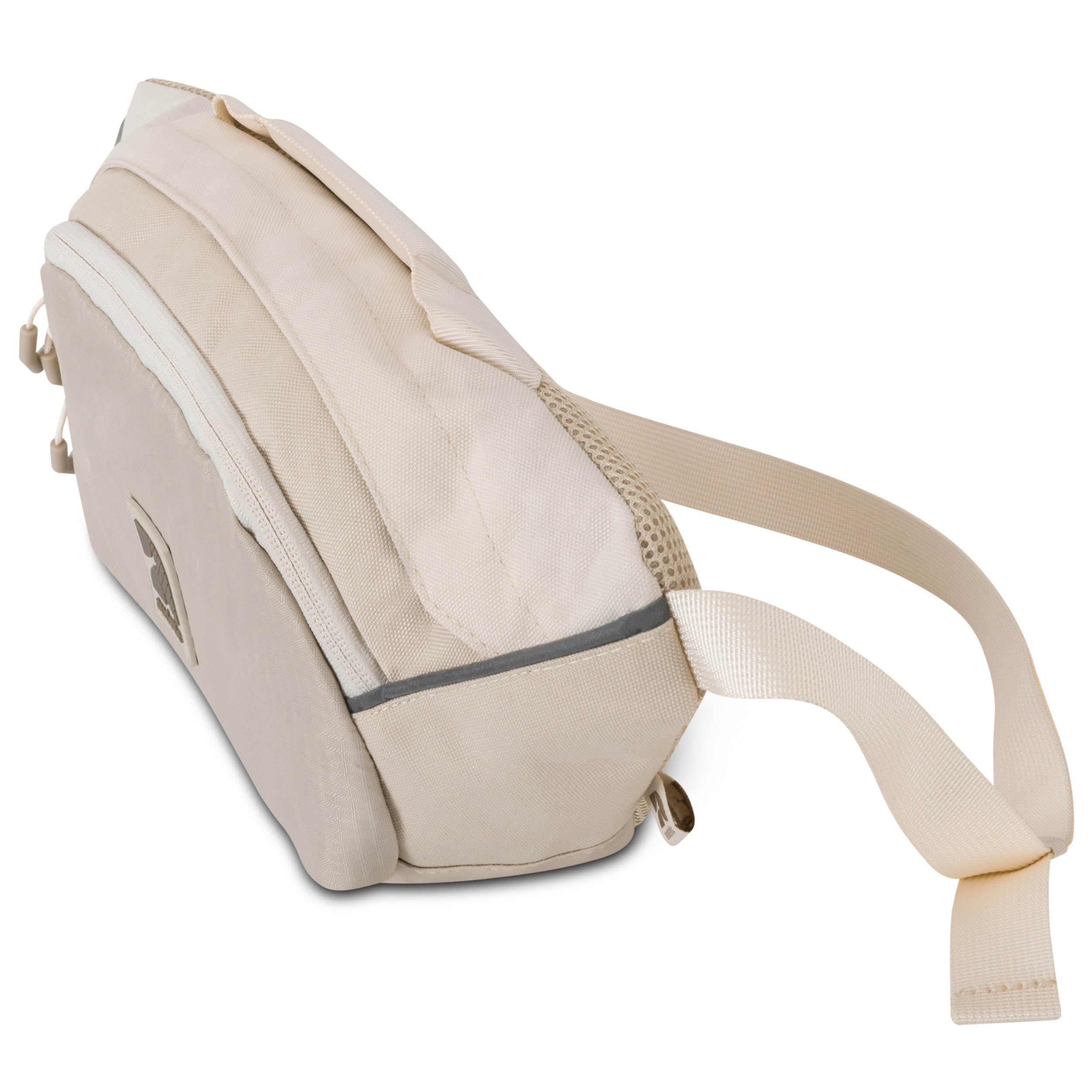 Beige Bauchtasche DRIP mit verstellbarem Gurt und Reißverschlussfach