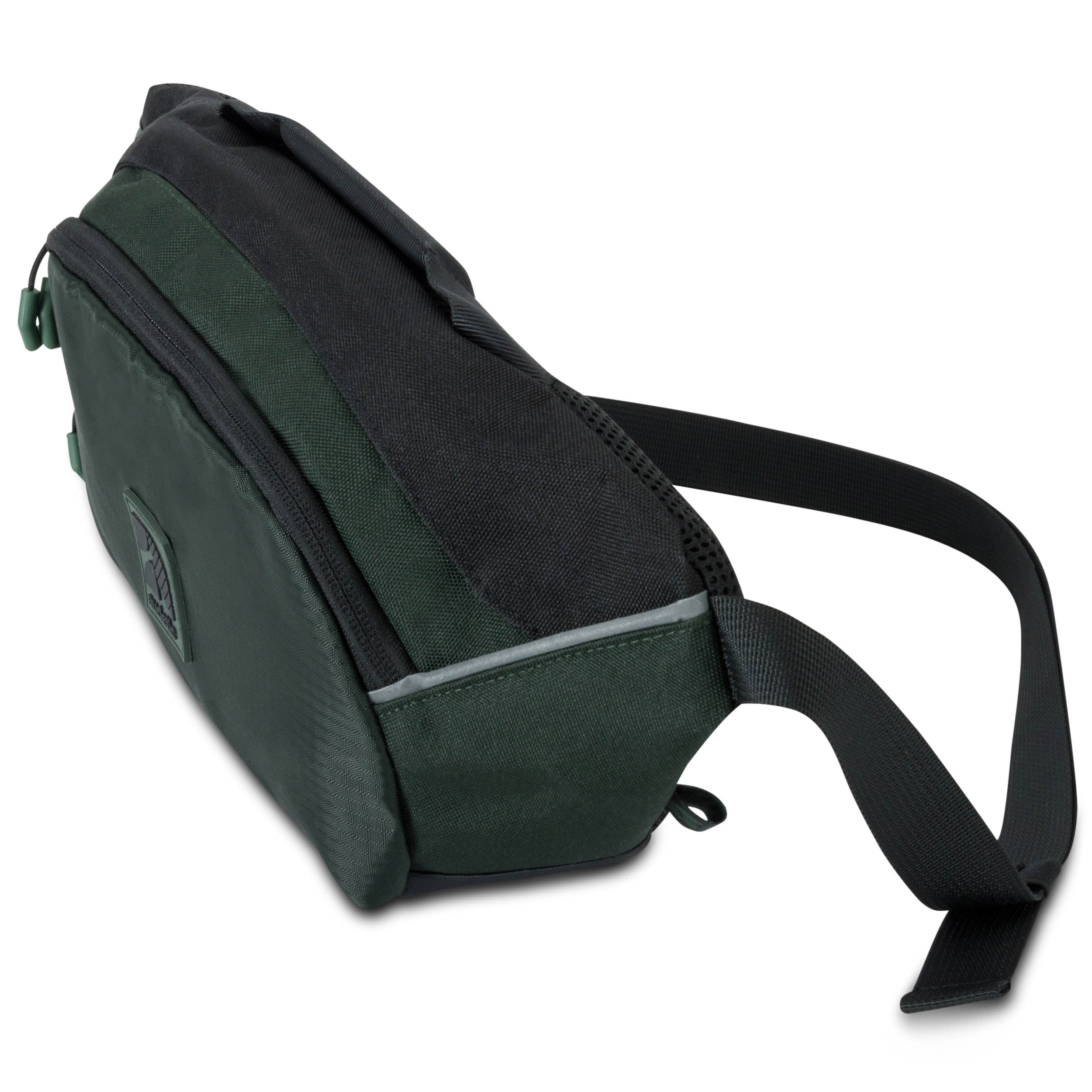 Bauchtasche DRIP in dunkelgrün mit schwarzem verstellbarem Gurt