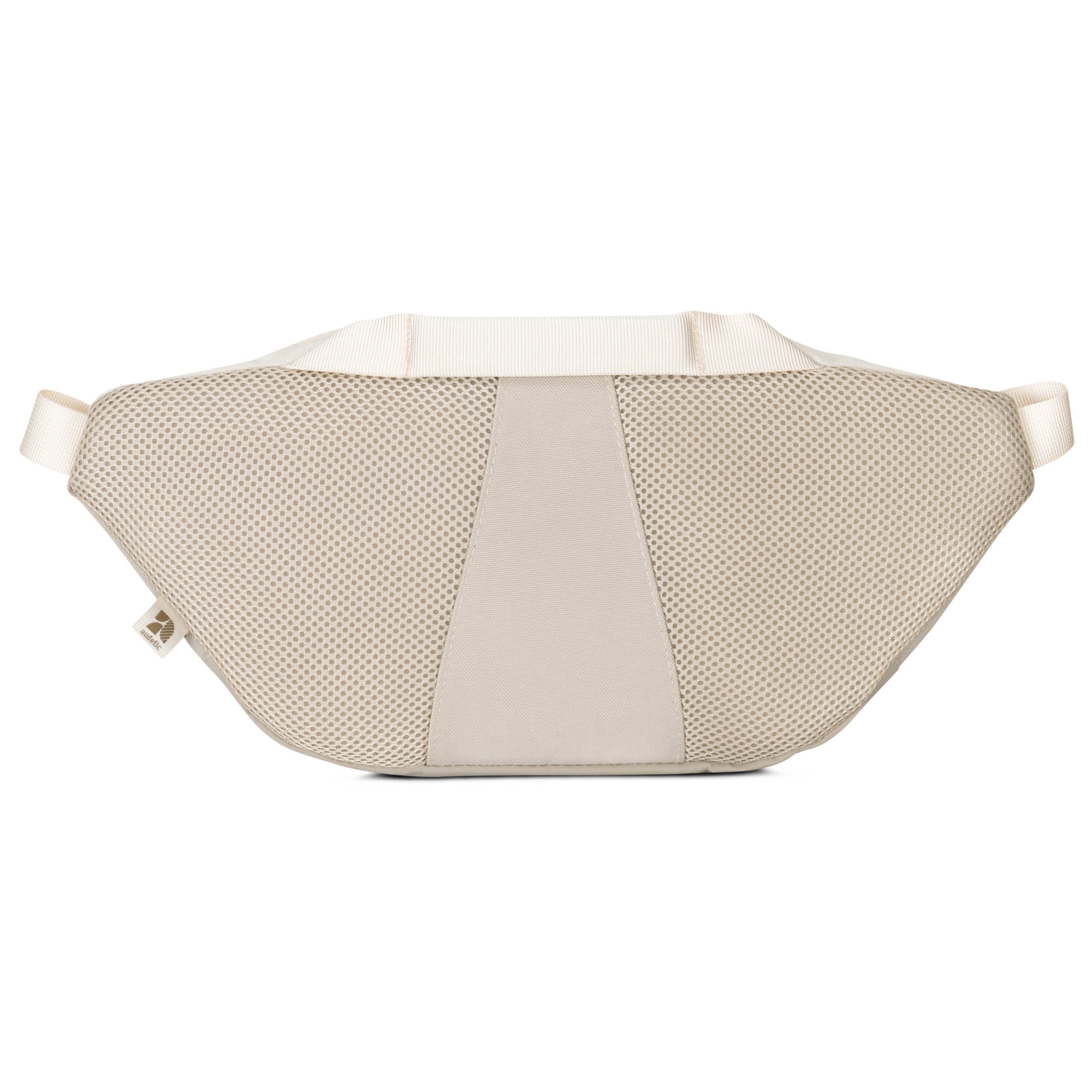 Beige Bauchtasche DRIP mit Mesh-Material und verstellbarem Gurt