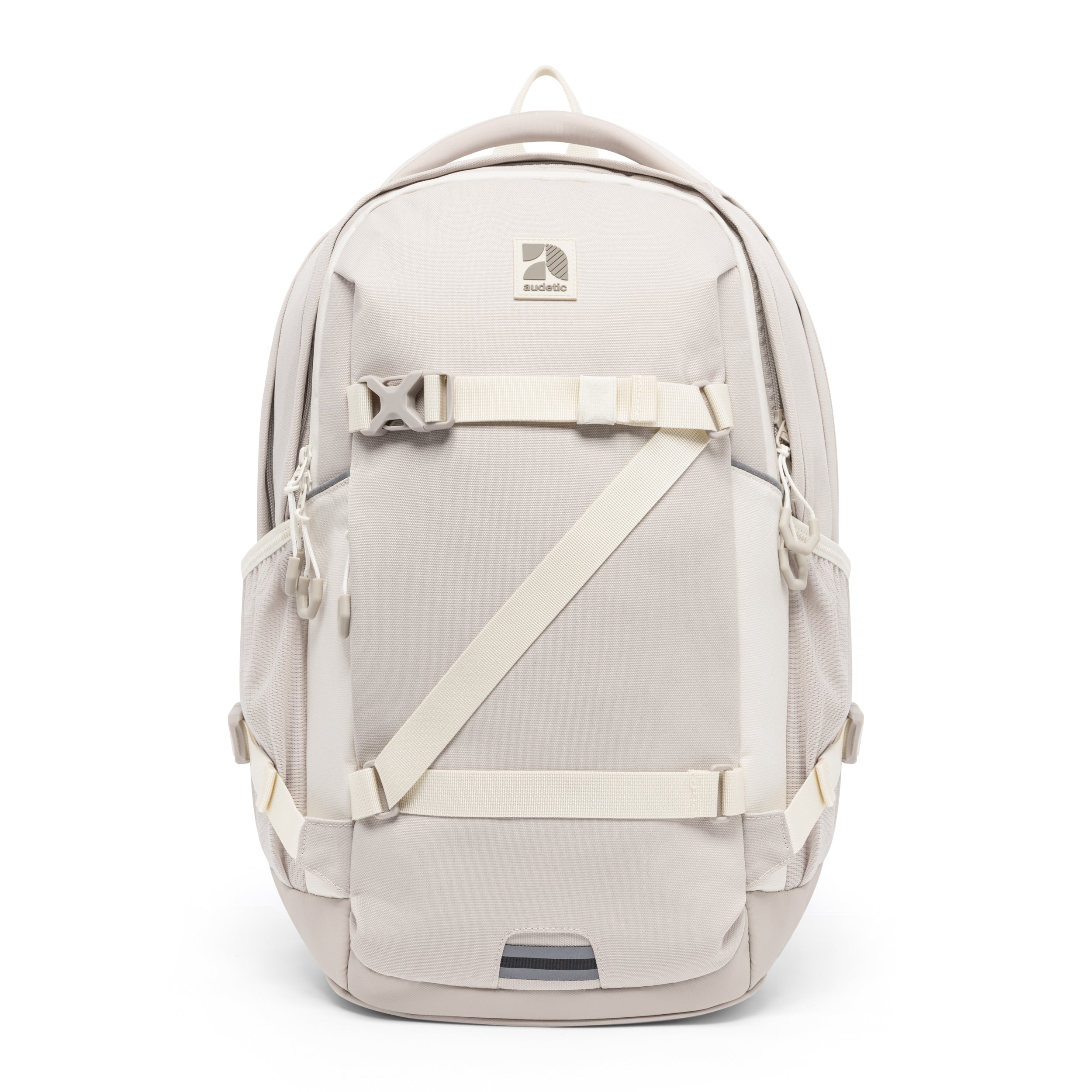Heller COSMO Schulrucksack von Audetic mit Frontriemen und seitlichen Netztaschen